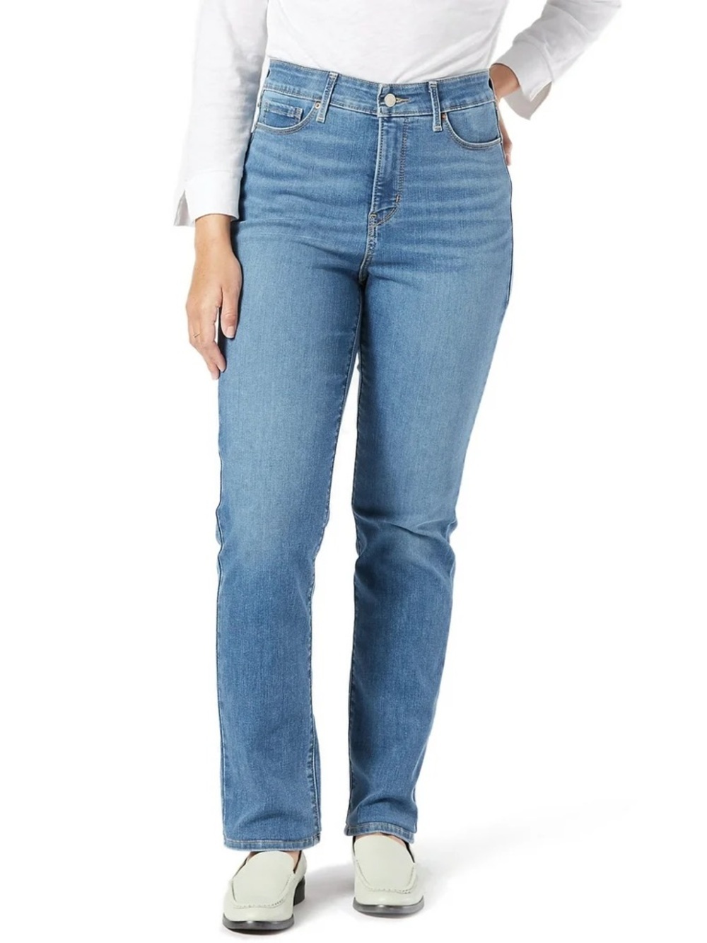 Levi’s Signature Shaping Mid‎ Rise Straight Jeans | Size 27 | Stretch Slim Fit